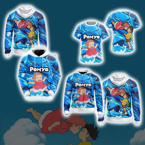 Ponyo New Style Zip Up Hoodie