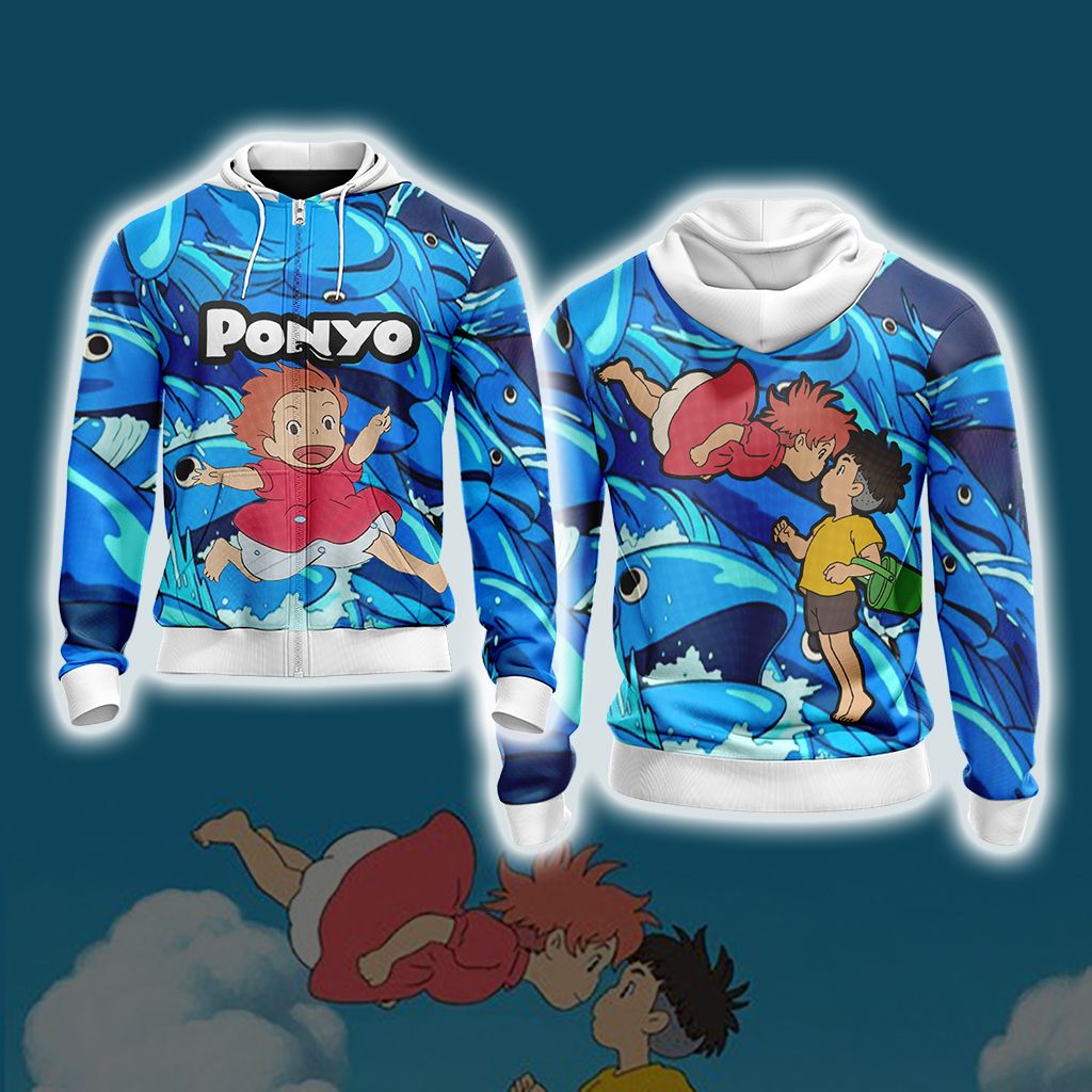 Ponyo New Style Zip Up Hoodie