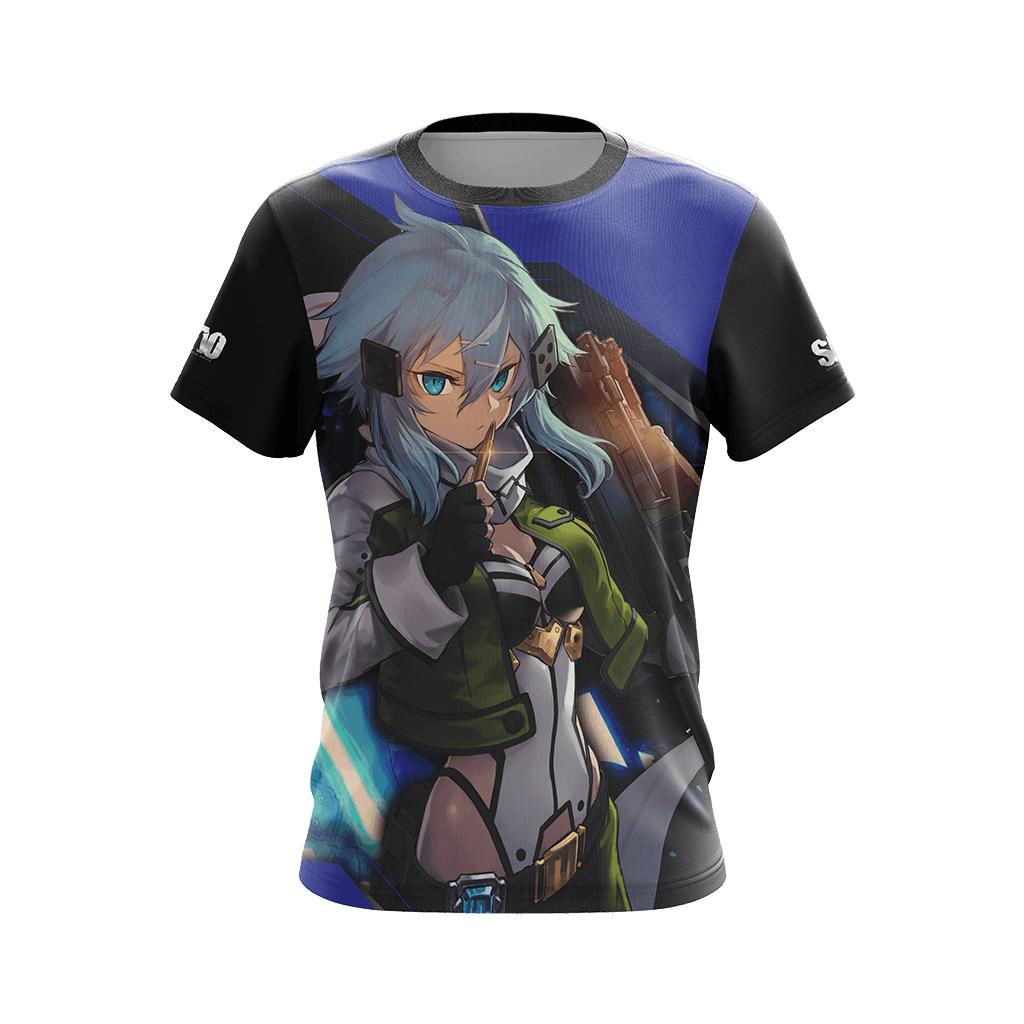 Sword Art Online - Sinon Unisex 3D T-shirt