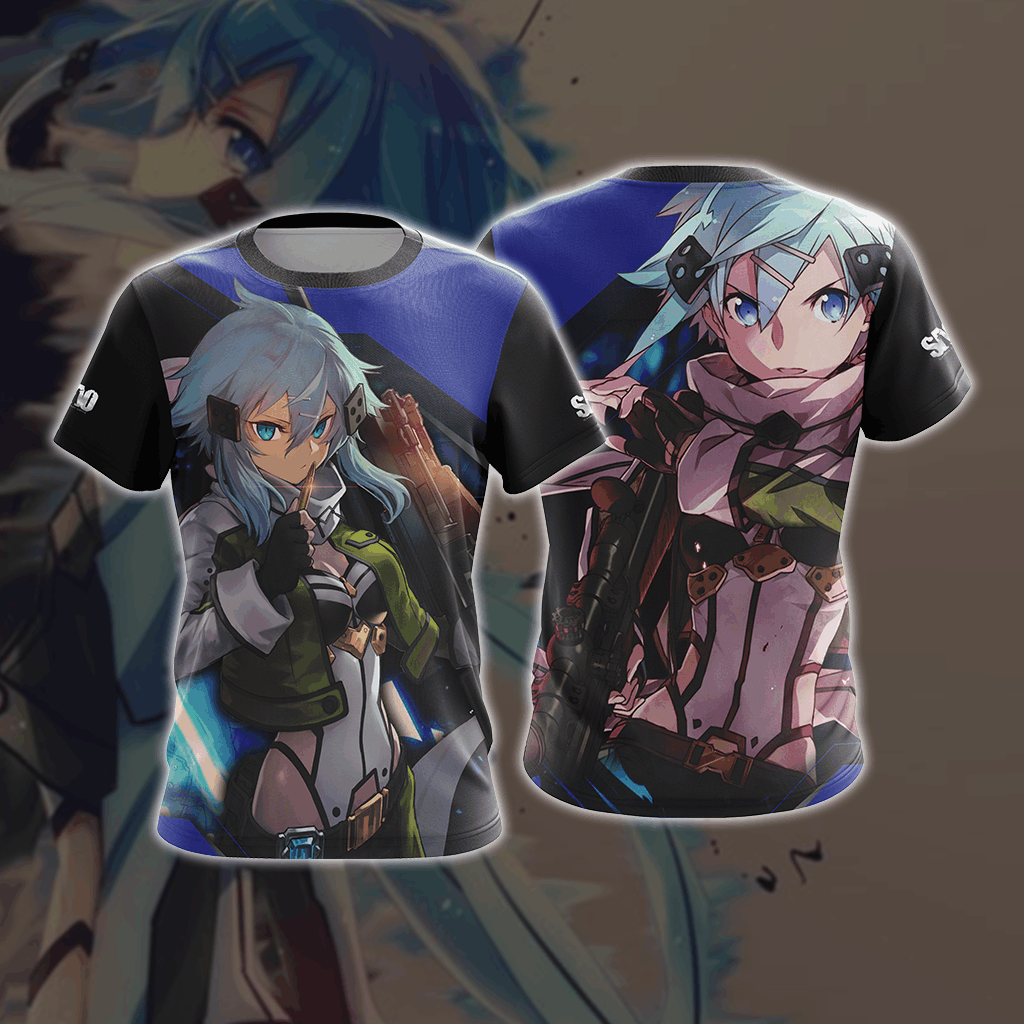 Sword Art Online - Sinon Unisex 3D T-shirt T-shirt