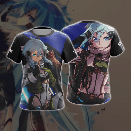 Sword Art Online - Sinon  Unisex 3D T-shirt