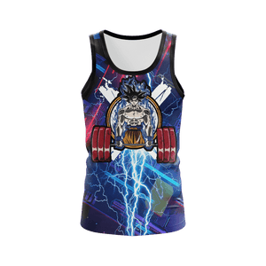 Dragon Ball In The Gym I'm Not Here To Talk Unisex 3D Tank Top