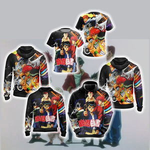 Yu Yu Hakusho -  Team Urameshi Unisex 3D Hoodie