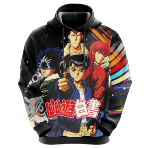 Yu Yu Hakusho -  Team Urameshi Unisex 3D Hoodie