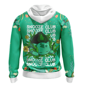 Pokemon - Bulbasaur Snooze Club Unisex 3D Hoodie