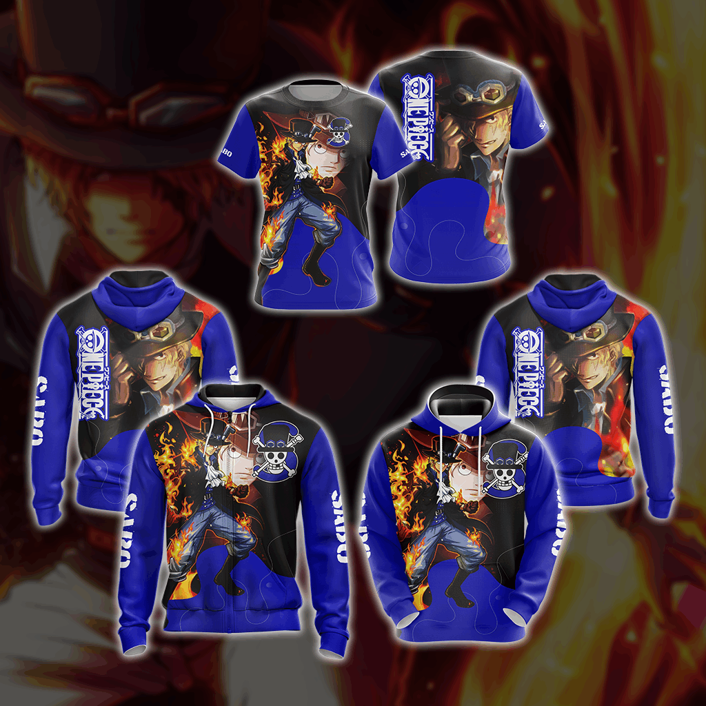 One Piece Sabo New Look Unisex 3D T-shirt