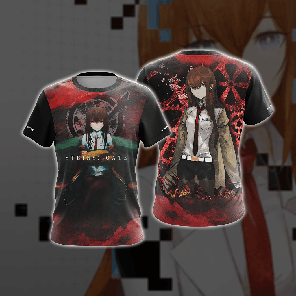 Steins;Gate Makise Kurisu New Style 3D T-shirt T-shirt