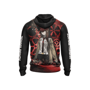 Steins;Gate Makise Kurisu New Style Unisex Zip Up Hoodie