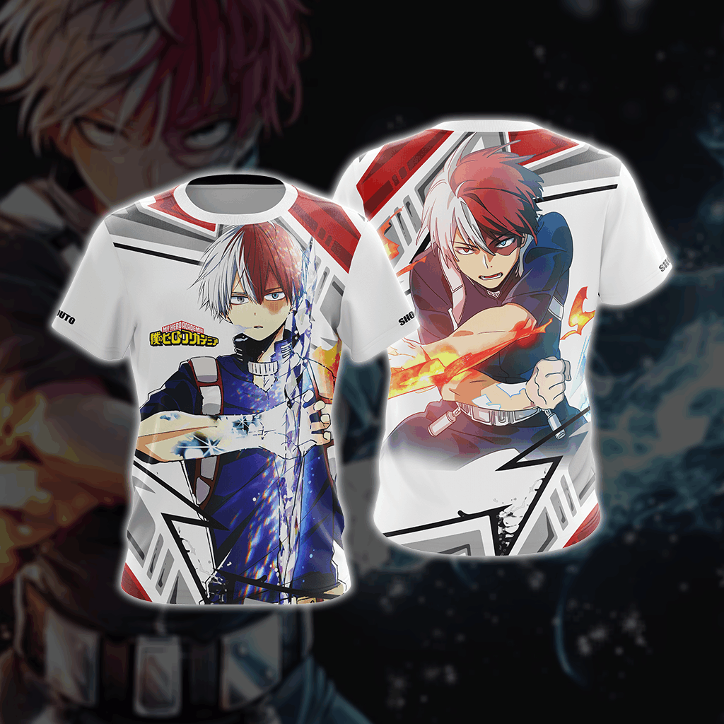 My Hero Academia - Todoroki Shouto New Unisex 3D T-shirt T-shirt