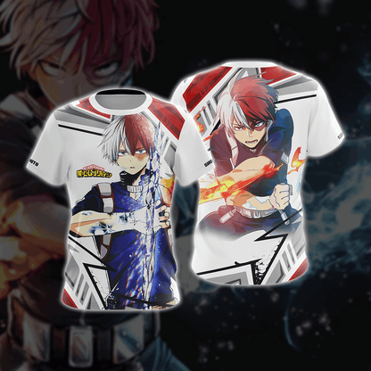 My Hero Academia - Todoroki Shouto New Unisex 3D T-shirt T-shirt