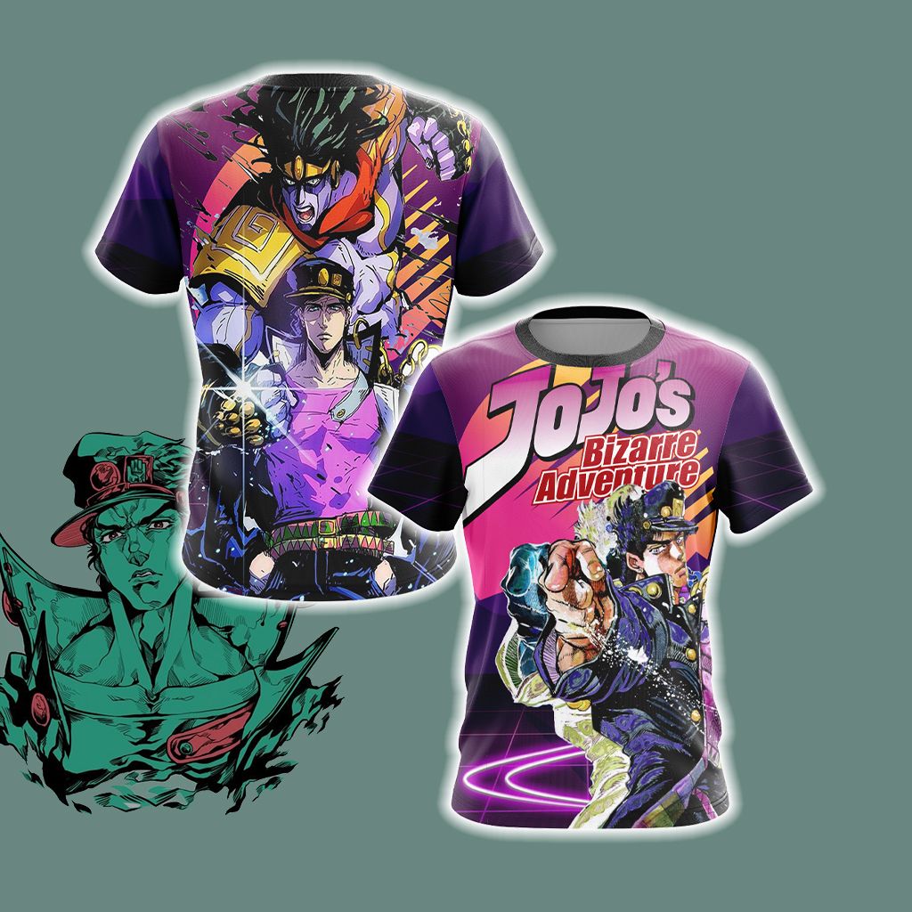 Jojo's Bizarre Adventure - Jotaro Unisex 3D T-shirt T-shirt