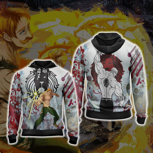 The Seven Deadly Sins Escanor New Zip Up Hoodie