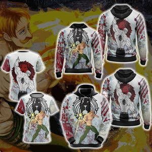 The Seven Deadly Sins Escanor New Zip Up Hoodie