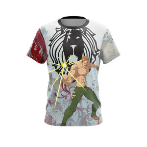 The Seven Deadly Sins Escanor New 3D T-shirt