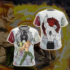 The Seven Deadly Sins Escanor New 3D T-shirt