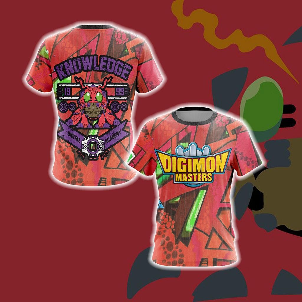 Digimon Master Knowledge Unisex 3D T-shirt T-shirt