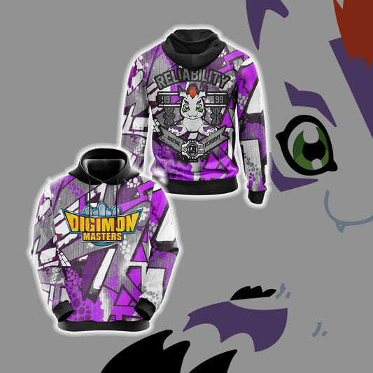 Digimon Master Reliability Unisex 3D Hoodie