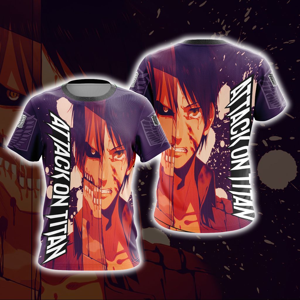 Attack On Titan New Version 3D T-shirt T-shirt