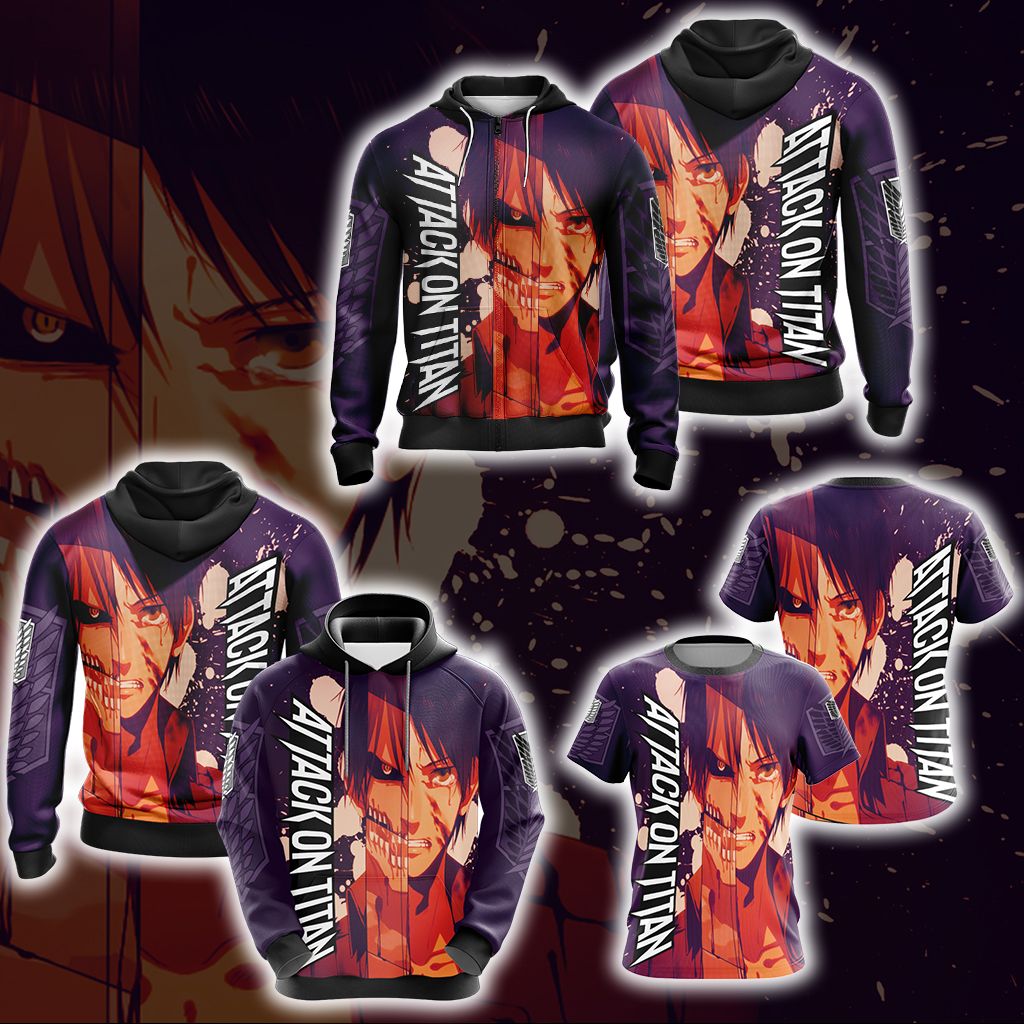Attack On Titan New Version 3D T-shirt