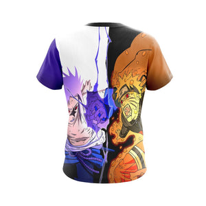 Naruto And Sasuke New Style 3D T-shirt