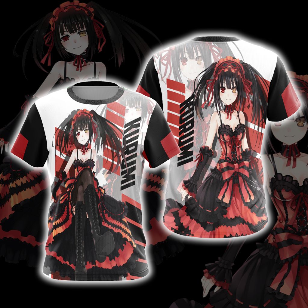 Date A Live - Kurumi New Stye Unisex 3D T-shirt T-shirt