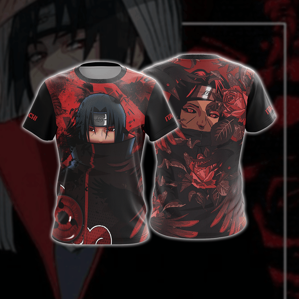 Naruto - Uchiha Itachi Unisex 3D T-shirt T-shirt