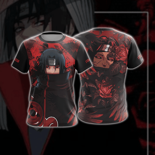 Naruto - Uchiha Itachi Unisex 3D T-shirt