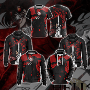 Hellsing Unisex Zip Up Hoodie