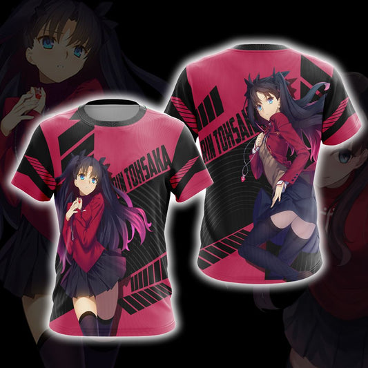 Fate/Stay Night - Unlimited Blade Works Rin Tohsaka 3D T-shirt T-shirt