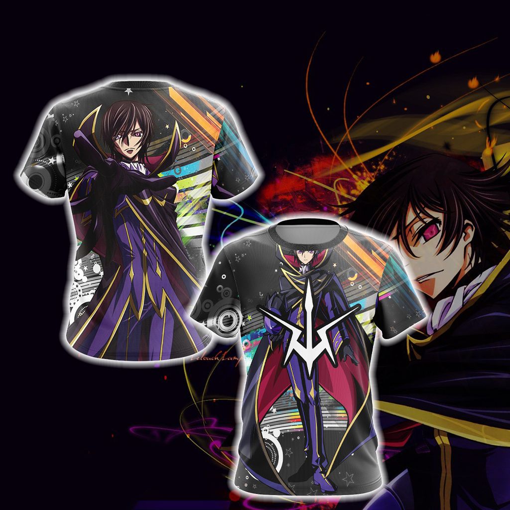 Code Geass Lamperouge Lelouch New Unisex 3D T-shirt T-shirt