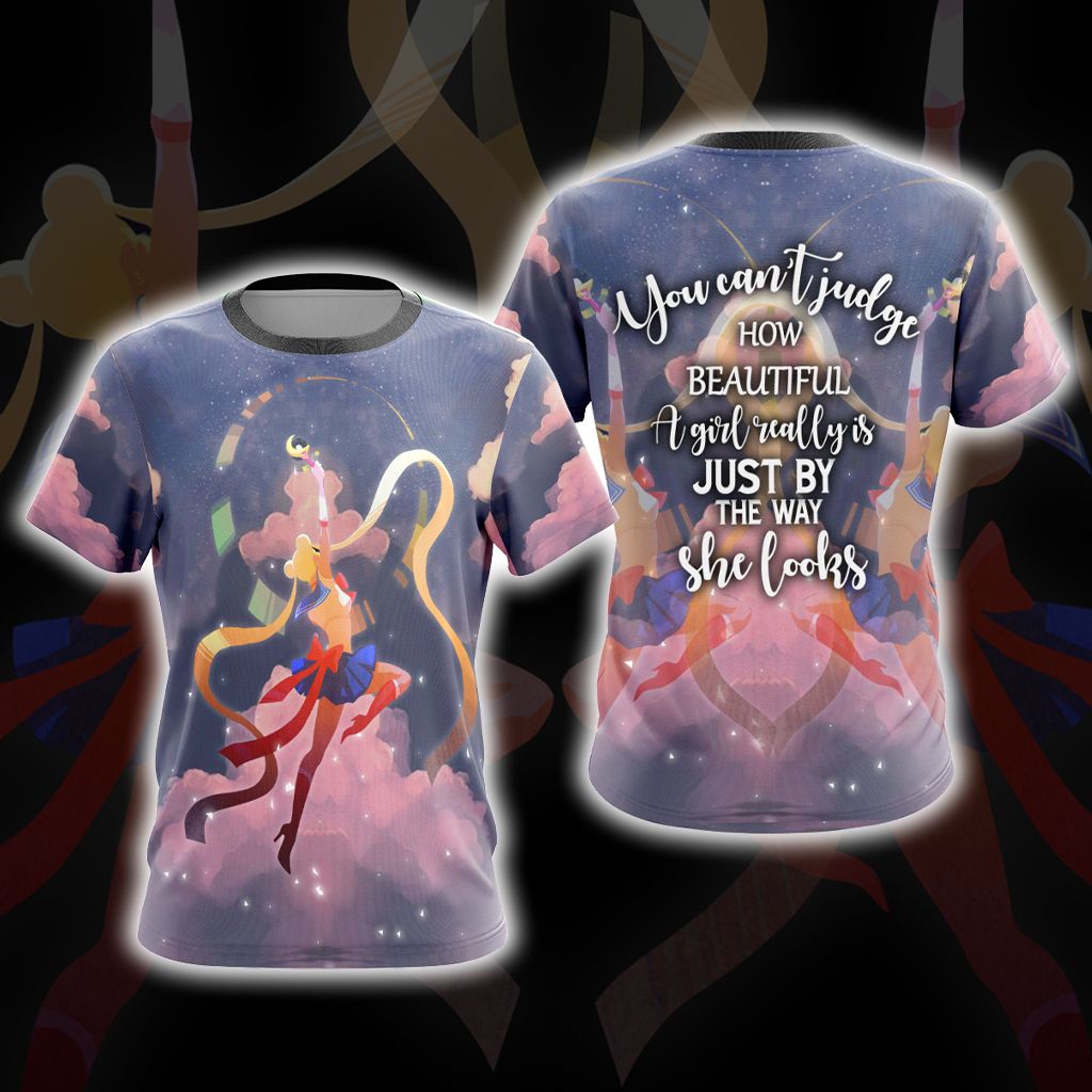 Sailor Moon New Version 2 Unisex 3D T-shirt T-shirt
