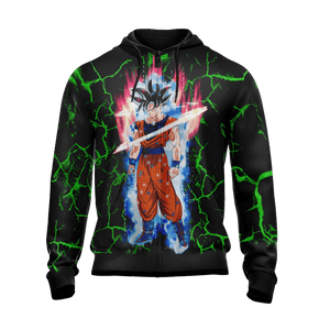 Goku - Stand Up For What You Believe Unisex Zip Up Hoodie