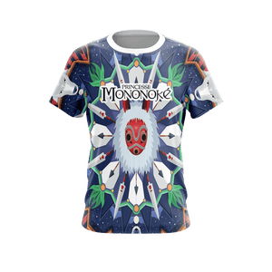 Princess Mononoke New Style Unisex 3D T-shirt