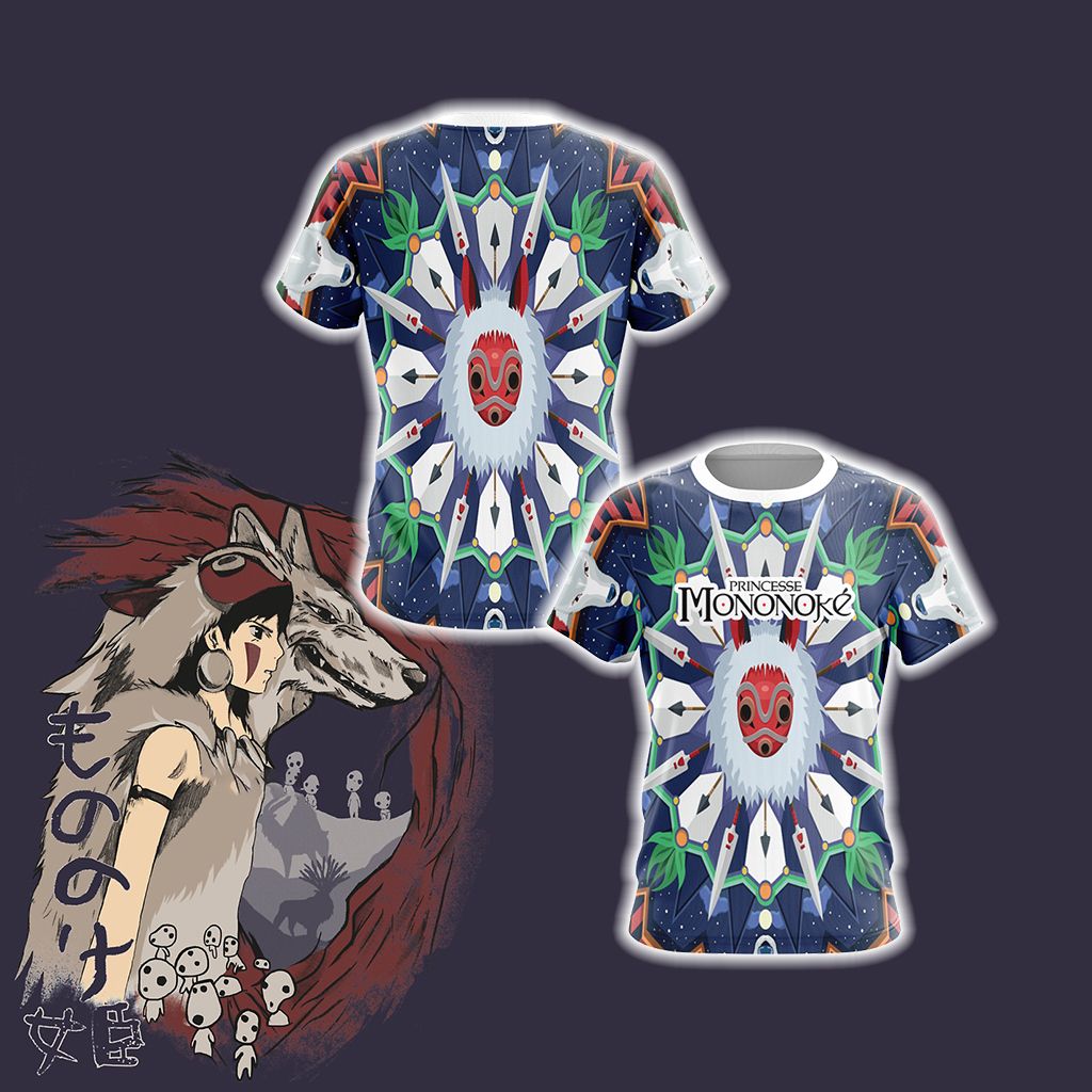 Princess Mononoke New Style Unisex 3D T-shirt