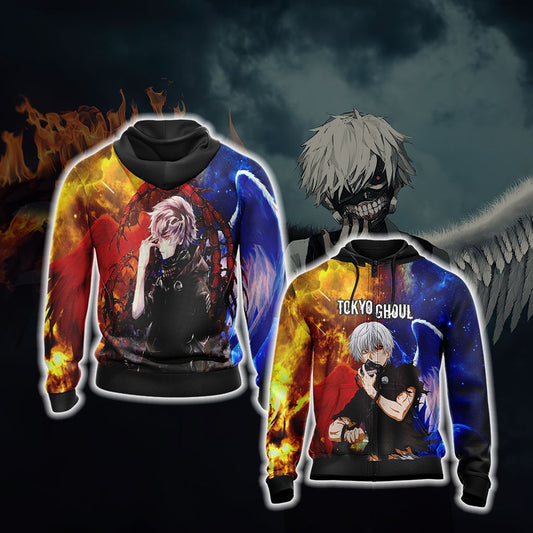 Tokyo Ghoul - Kaneki Ken New Style Zip Up Hoodie