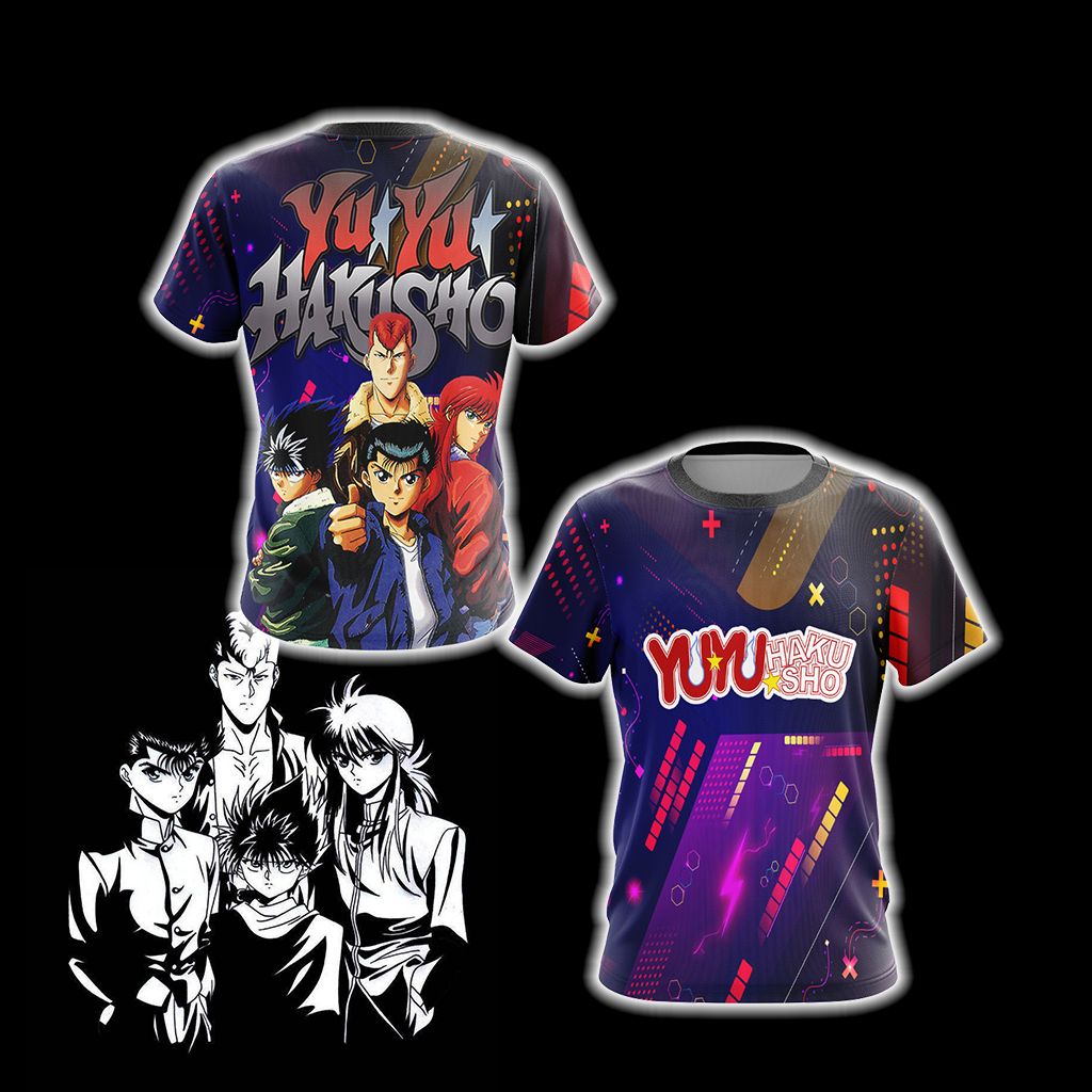 Yu Yu Hakusho New Version 2 Unisex 3D T-shirt T-shirt