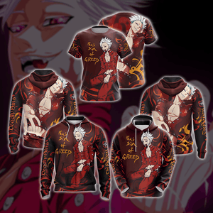 The Seven Deadly Sins Ban Sin Of Greed 3D Hoodie