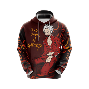 The Seven Deadly Sins Ban Sin Of Greed 3D Hoodie