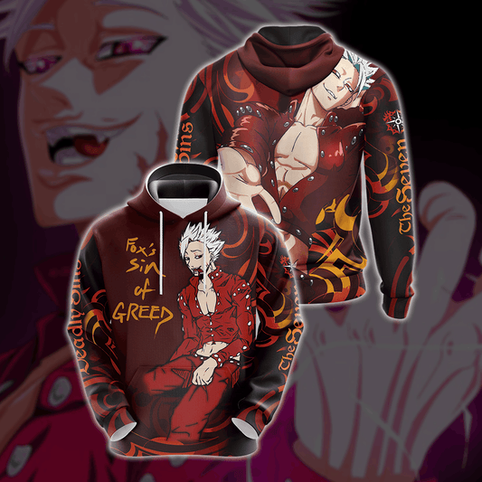 The Seven Deadly Sins Ban Sin Of Greed 3D Hoodie