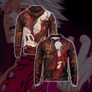 The Seven Deadly Sins Ban Sin Of Greed Zip Up Hoodie