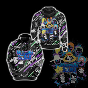 One Piece x Suicide Squad Unisex 3D Hoodie