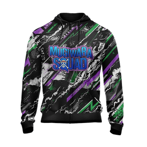 One Piece x Suicide Squad 3D Zip Up Hoodie