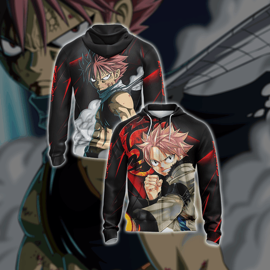 Fairy Tail - Natsu Dragneel Version 2020 Unisex 3D Zip Up Hoodie