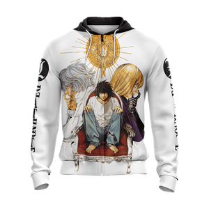 Death Note - Mello Near Light Yagami Unisex Zip Up Hoodie