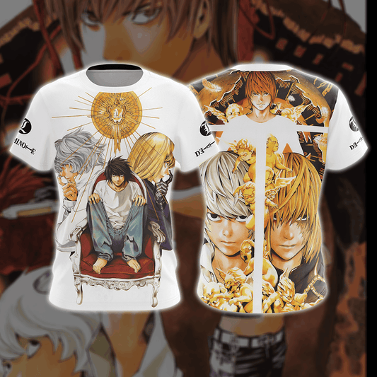 Death Note - Mello Near Light Yagami Unisex 3D T-shirt