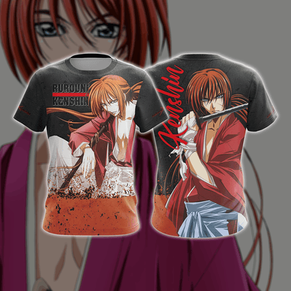 Rurouni Kenshin Unisex 3D T-shirt T-shirt