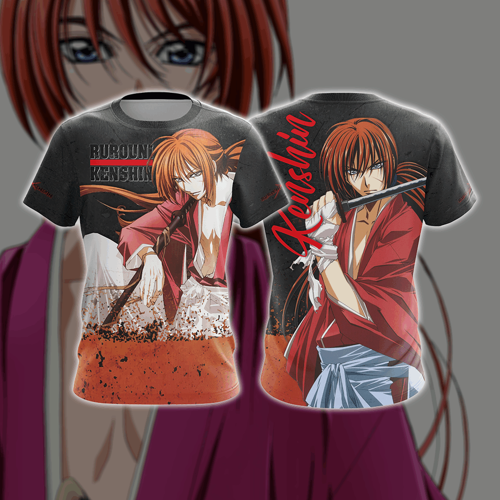 Rurouni Kenshin Unisex 3D T-shirt