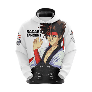 Rurouni Kenshin - Sagara Sanosuke Unisex 3D Hoodie