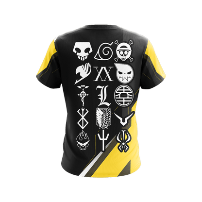 Anime Logos Unisex 3D T-shirt