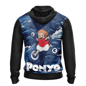 Ponyo New Look Zip Up Hoodie